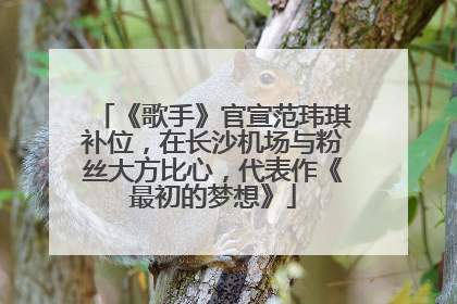 《歌手》官宣范玮琪补位，在长沙机场与粉丝大方比心，代表作《最初的梦想》