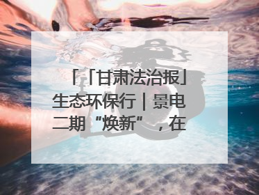 「甘肃法治报」生态环保行｜景电二期“焕新”，在荒漠上筑起一道绿色长城