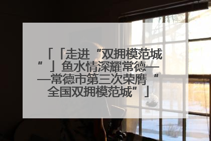 「走进“双拥模范城”」鱼水情深耀常德——常德市第三次荣膺“全国双拥模范城”