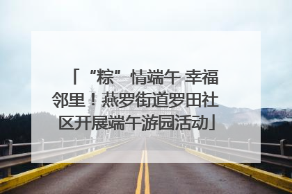 “粽”情端午 幸福邻里！燕罗街道罗田社区开展端午游园活动