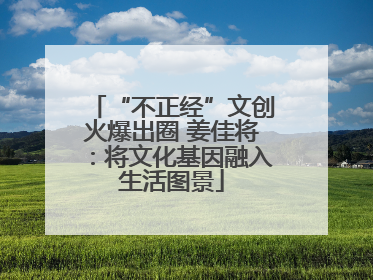 “不正经”文创火爆出圈 姜佳将：将文化基因融入生活图景