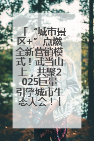 “城市景区+”点燃全新营销模式！武当山上，共聚2025巨量引擎城市生态大会！