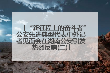 “新征程上的奋斗者”公安先进典型代表中外记者见面会在湖南公安引发热烈反响(二)