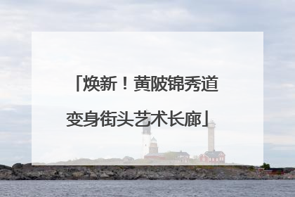 焕新！黄陂锦秀道变身街头艺术长廊