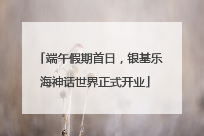 端午假期首日，银基乐海神话世界正式开业