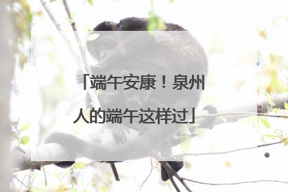端午安康！泉州人的端午这样过
