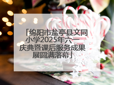 绵阳市盐亭县文同小学2025年六一庆典暨课后服务成果展圆满落幕