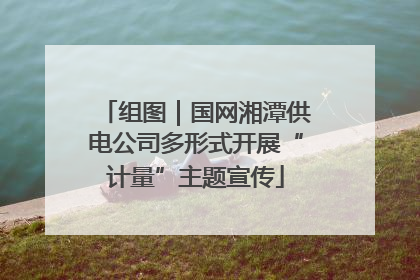 组图｜国网湘潭供电公司多形式开展“计量”主题宣传