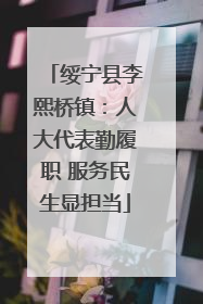 绥宁县李熙桥镇：人大代表勤履职 服务民生显担当