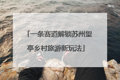 一条赛道解锁苏州望亭乡村旅游新玩法
