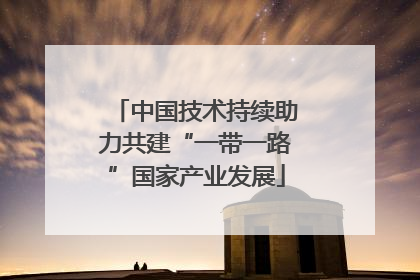 中国技术持续助力共建“一带一路”国家产业发展