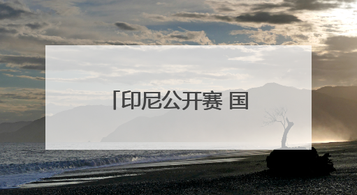 印尼公开赛 国羽女单四战全胜