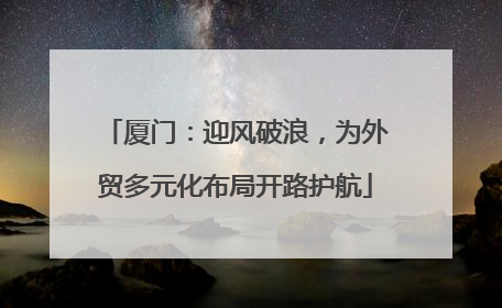 厦门：迎风破浪，为外贸多元化布局开路护航