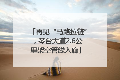 再见“马路拉链”，琴台大道2.6公里架空管线入廊