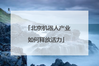 北京机器人产业如何释放活力