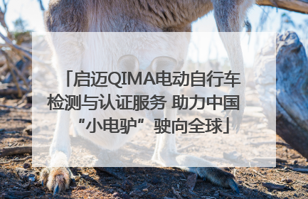 启迈QIMA电动自行车检测与认证服务 助力中国“小电驴”驶向全球