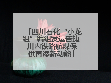 四川石化“小龙组”编组发运告捷 川内铁路航煤保供再添新动能