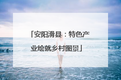 安阳滑县：特色产业绘就乡村图景