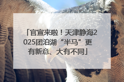 官宣来啦！天津静海2025团泊湖“半马”更有新意、大有不同