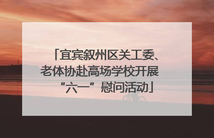宜宾叙州区关工委、老体协赴高场学校开展“六一”慰问活动