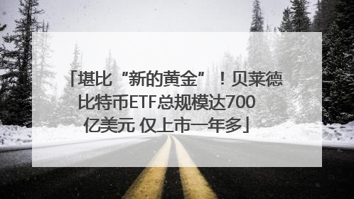 堪比“新的黄金”！贝莱德比特币ETF总规模达700亿美元 仅上市一年多