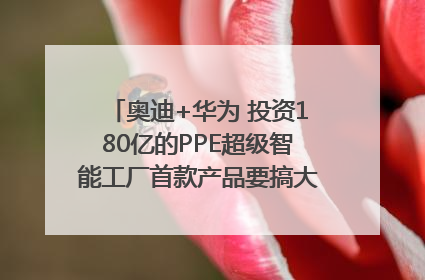 奥迪+华为 投资180亿的PPE超级智能工厂首款产品要搞大事情？｜粤港澳车展