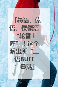 彝语、傣语、傈僳语 “轮番上阵”！这个派出所“三语BUFF”叠满