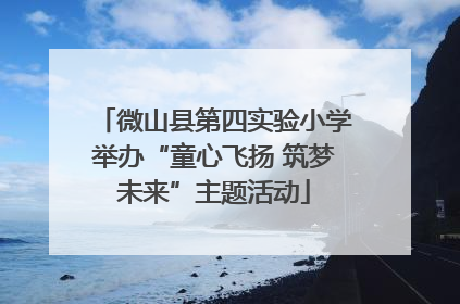 微山县第四实验小学举办“童心飞扬 筑梦未来”主题活动