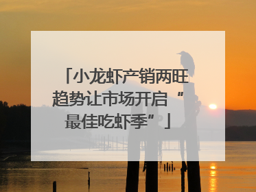 小龙虾产销两旺趋势让市场开启“最佳吃虾季”