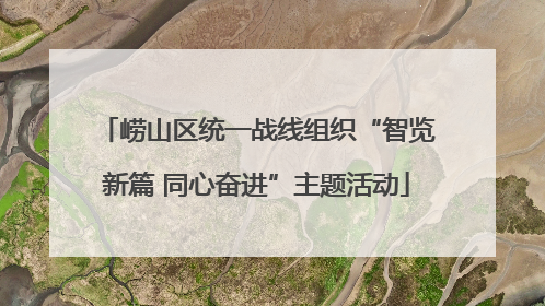 崂山区统一战线组织“智览新篇 同心奋进”主题活动
