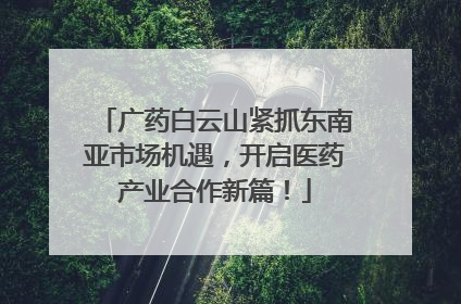 广药白云山紧抓东南亚市场机遇，开启医药产业合作新篇！