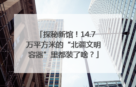 探秘新馆！14.7万平方米的“北疆文明容器”里都装了啥？