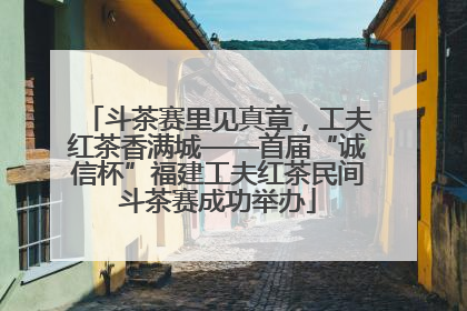 斗茶赛里见真章，工夫红茶香满城——首届“诚信杯”福建工夫红茶民间斗茶赛成功举办