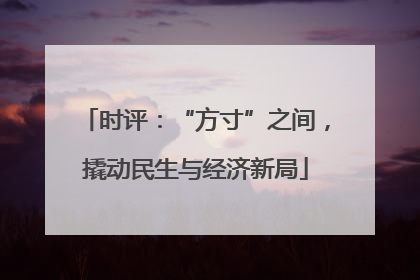 时评：“方寸”之间，撬动民生与经济新局