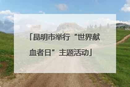 昆明市举行“世界献血者日”主题活动
