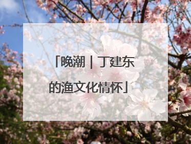 晚潮｜丁建东的渔文化情怀