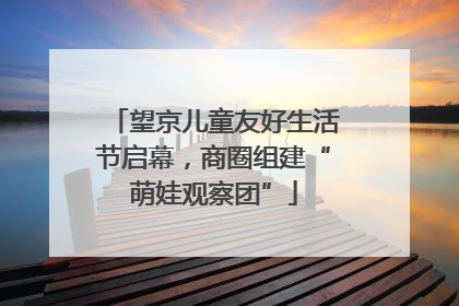 望京儿童友好生活节启幕，商圈组建“萌娃观察团”