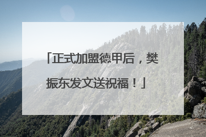 正式加盟德甲后，樊振东发文送祝福！
