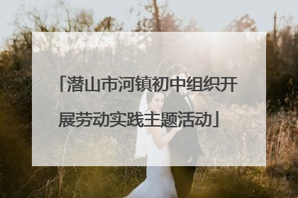 潜山市河镇初中组织开展劳动实践主题活动