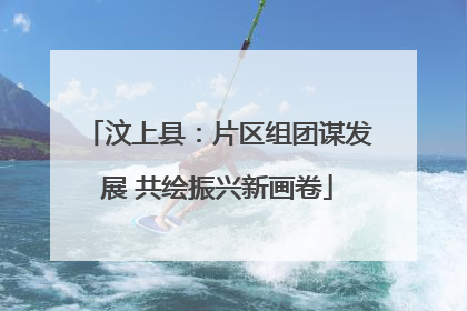 汶上县：片区组团谋发展 共绘振兴新画卷