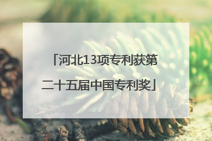 河北13项专利获第二十五届中国专利奖