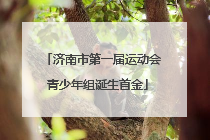济南市第一届运动会青少年组诞生首金