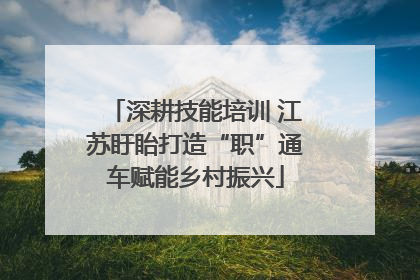深耕技能培训 江苏盱眙打造“职”通车赋能乡村振兴