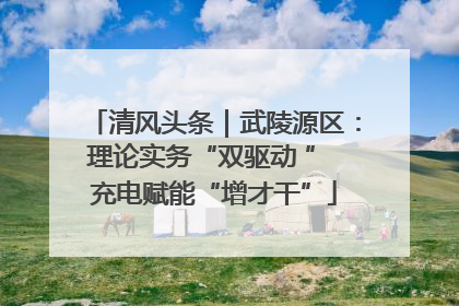 清风头条｜武陵源区：理论实务“双驱动 ” 充电赋能“增才干”