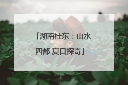 湖南桂东：山水四都 夏日探奇