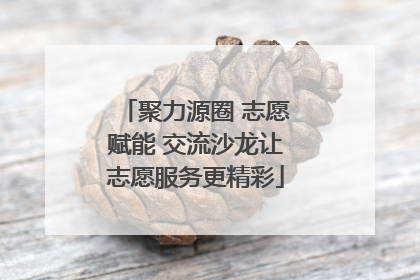 聚力源圈 志愿赋能 交流沙龙让志愿服务更精彩