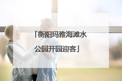 衡阳玛雅海滩水公园开园迎客