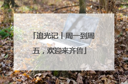 追光记丨周一到周五，欢迎来齐鲁