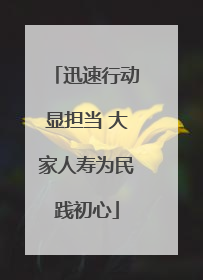 迅速行动显担当 大家人寿为民践初心
