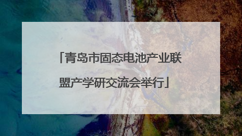 青岛市固态电池产业联盟产学研交流会举行